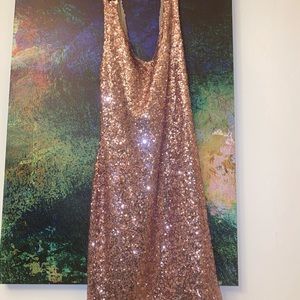 Pink Sequin mini dress